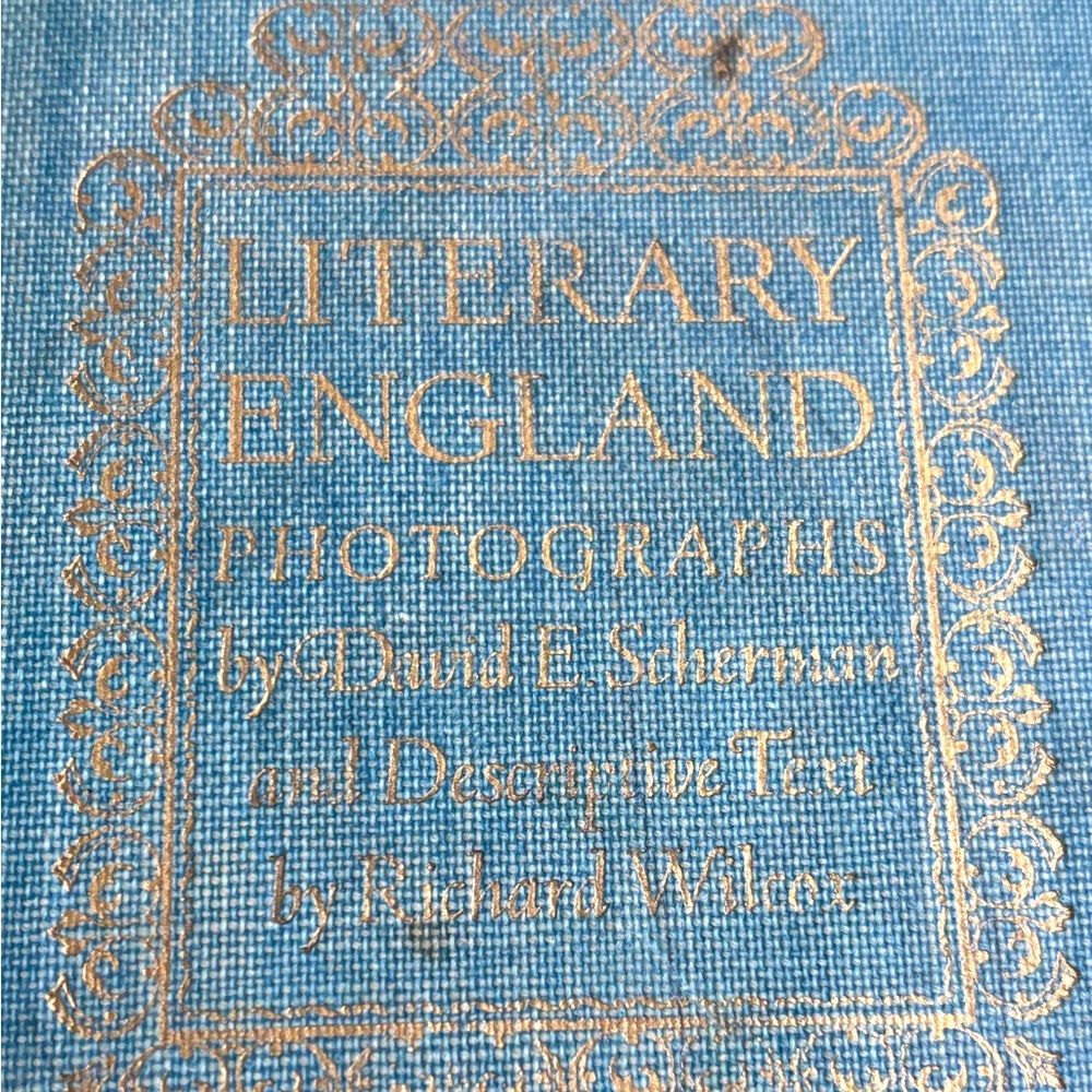 VTG Literary History Books Literary England w Photos by David E Scherman